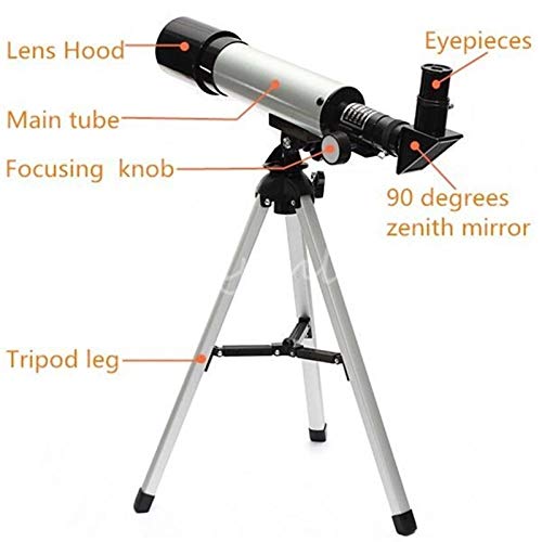 LYGXWJFC Lunety dla dorosłych Profesjonalny teleskop astronomiczny o dużej mocy ze statywem Zewnętrzny monokularowy teleskop z zoomem do oglądania gwiazd księżyca Lornetka