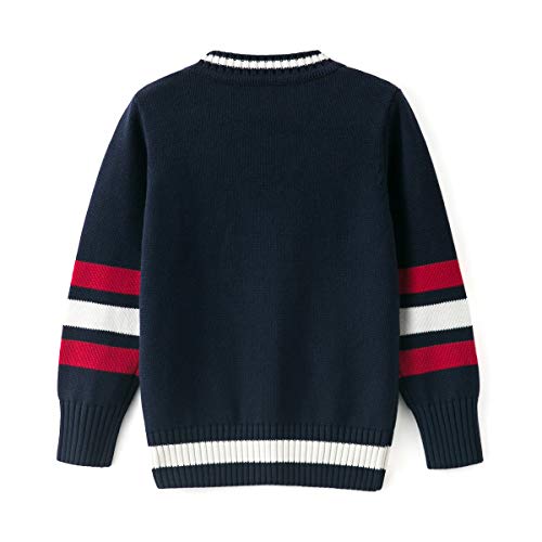 Curipeer Boys' Cardigan Knitted Sweater Fall Button Up Sweater Cardigan for Toddler Boys 3-14Y2