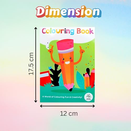 Image of Birthday Popper Colouring Book as Birthday Return Gift (Set of 20) - For All Ages