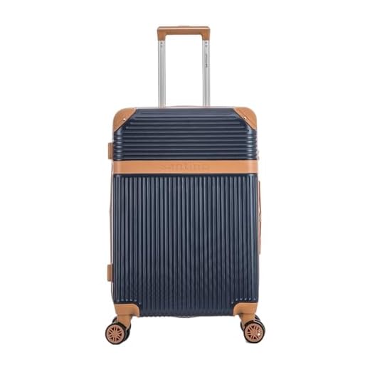SANTINO, Mala de Viagem Kabri Rígida 360° Santino - ABEV408G Cor: Azul Marinho