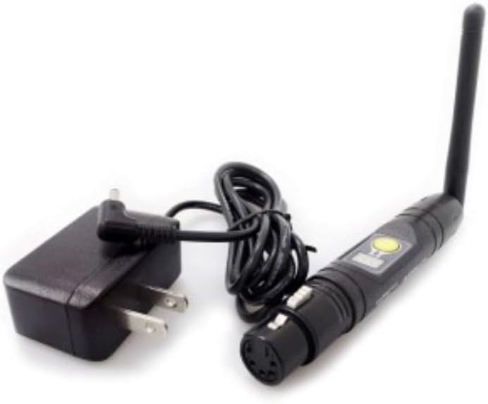 SIRS-E anyDMX V2 Wireless DMX Receiver (Transceiver) Lighting Control DMX512 anyDMX V2 Female 5 Pin XLR