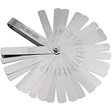 サムコス シックネスゲージ 32枚組 0.02mm～1mm ステンレス製 シクネスゲージ 隙間ゲージ すき間ゲージ 隙間 ゲージ 厚さ 薄さ 測り 測定 ツール