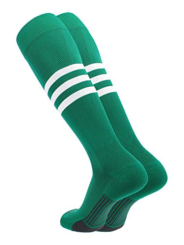 Image of Baseball & Softball Socks | USA Made Dugout Series Striped | Over the Calf | Sizing for Youth Boys, Girls, Men, & Women's