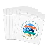 3dRose Greeting Cards - American beaches - 31st Street Beach, Chicago, Illinois travel gift - 6 Pack - Alexis Design - American Beaches Illinois