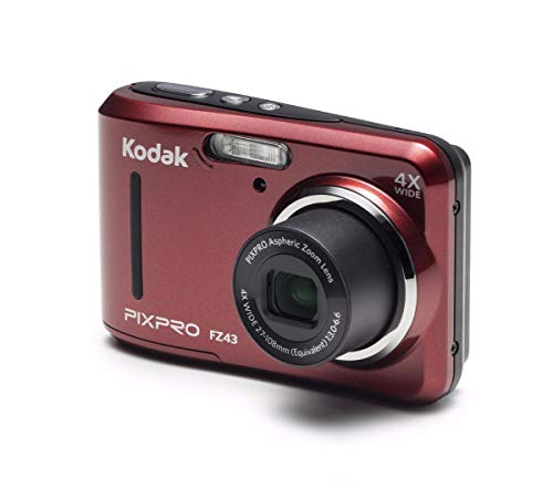 Cámara Digital Kodak PIXPRO FZ43 16 MP Roja Bundle miniatura 3