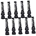 KONTONTY 10pcs Cable Connector Cable Gland Connector Strain Relief Cord Connector Brass Cable Gland Joint Cable Pass Through Coupler Adapter Cable Sleeve M12 Plastic Protector Electric Wire