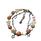 Flixxo Y2K Star Bracelet for Women Cute Beaded Bracelets Grunge Bracelets Y2K Jewelry Aesthetic Accessories Preppy Stuff (Pink,alloy)