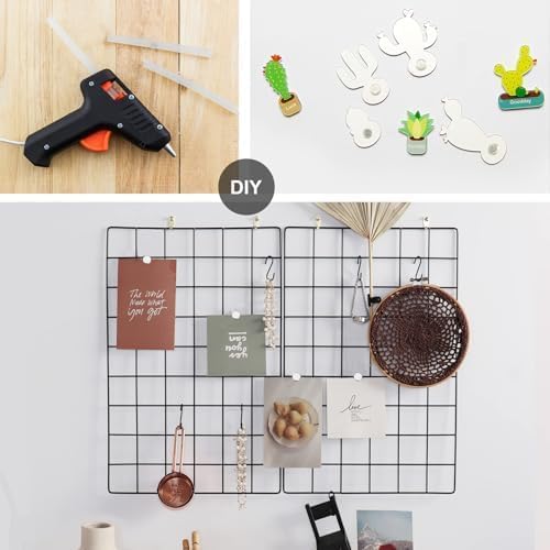Image of DIYMAG 300 PCS Small Refrigerator Premium Brushed Nickel Fridge, Office Magnets, 6x2 mm