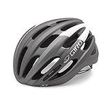Giro Foray Rennrad Fahrrad Helm weiß/Titan matt 2019: Größe: M (55-59cm)