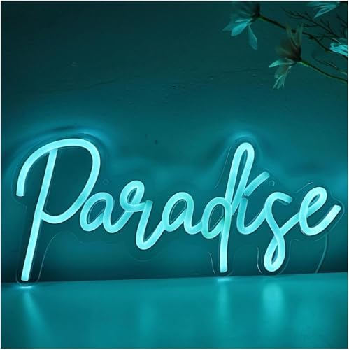 Panneau Néon Paradise Lampe Alphabet 14.7x32.5cm à Intensité Variable