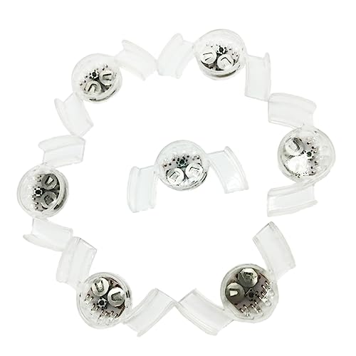 NAMOARLY Dents menées Fausses Dents de Flash LED Prix du Carnaval Halloween Decoration décoration Halloween Gril prothese Dents Flash dentier pour Halloween Hip hop Provisions