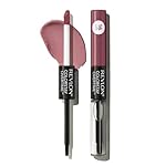 Revlon Liquid Lipstick with Clear Lip Gloss, ColorStay Overtime Lipcolor, Dual Ended with Vitamin E, 370 Everlasting Rum, 0.07 Fl Oz - Image 2