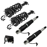 SCITOO 5Pcs Front and Rear Air Suspension Spring Shock Kits Fit for Cadillac for Escalade 2015-2019, for GMC for Yukon 2015-2018, Replace 84176675 Air Struts Suspension Kits Shocks Struts Air Pump