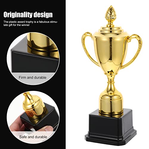 Toddmomy 1 Peça Troféus de Copo de Troféu de Ouro Troféu de Prêmio Vencedor de Plástico para Festas