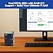 Pironman 5-MAX Dual NVMe M.2 SSD PCIe PC Case for Raspberry Pi 5 NAS RAID 0/1 Hailo-8L AI Accelerator PWM Tower Cooler+Dual RGB Fans, 0.96