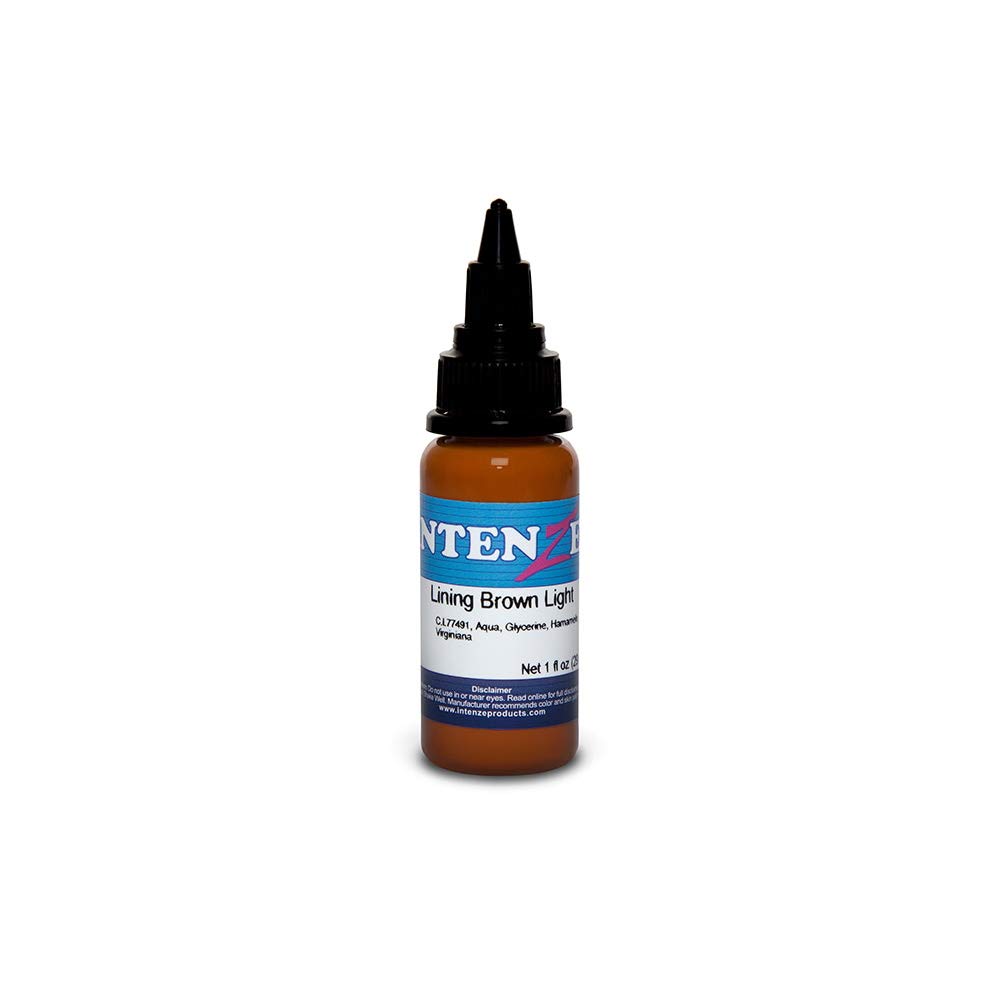 Lining Brown Light - Intenze Tattoo Ink - 1oz Bottle