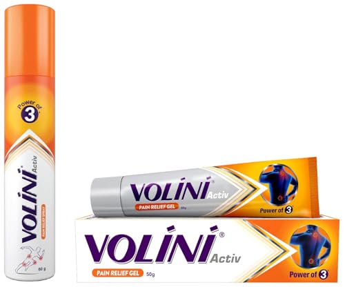 Image of Volini Activ Pain Relief Combo Gel - 50g & Spray 60g