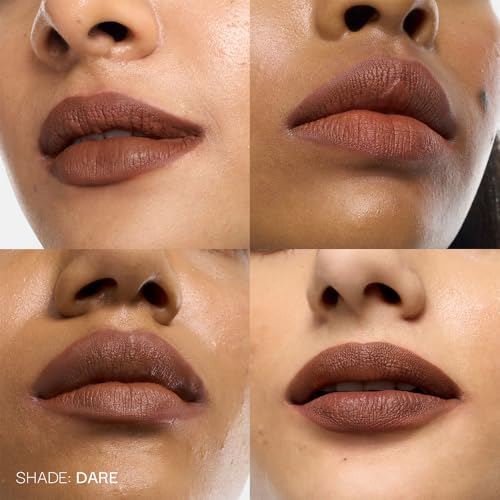 Image of Fae Beauty Lip Whip 12Hr Comfortable Matte Liquid Lipstick (10ml) | Waterproof | Long Wear | Non Drying | Soft Mousse Smudgeproof Formula | Vegan | With Moisture Lock Technology | Enriched with Vitamin E and Cherry Coffee - Dare