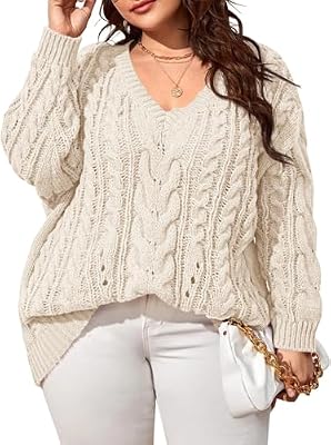 Best Plus Size Pullover Sweaters: Cozy Crewnecks and V-Necks
