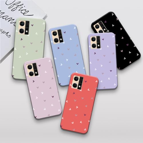 Image of COLORflow Back Cover Compatible with Oppo F21 Pro 4G / F21s Pro 4G | Family of Hearts Color Customized Back Cover Compatible with Oppo F21 Pro 4G / F21s Pro 4G