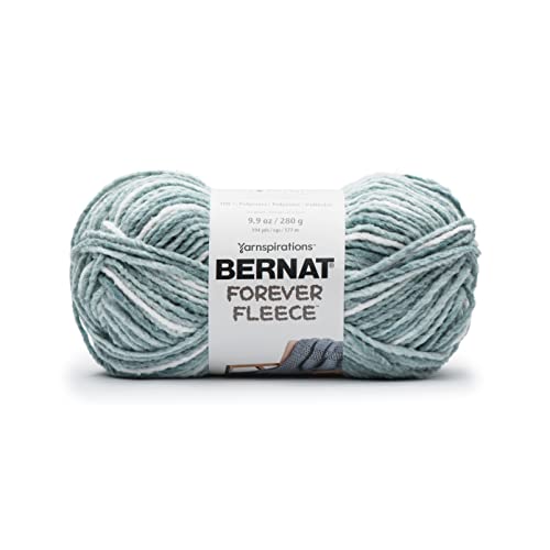 Image of Bernat Forever Fleece Peppermint Yarn - 2 Pack of 280g /9.9oz - Polyester - 6 Super Bulky - 194 Yards - Knitting /Crochet