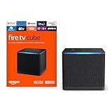 Fire TV Cube: Dispositivo de streaming controlado por voz con Alexa, Wi-Fi 6E y 4K Ultra HD