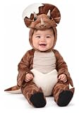 Fun Costumes Infant Hatching Triceratops Dinosaur Costume for Babies with Eggshell Jumpsui