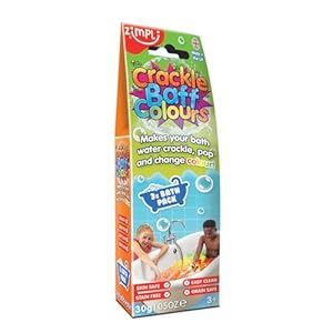 Zimpli Kids 3 gebruik Crackle Baff kleuren badspeelgoed, 10 g (Pack van 3)