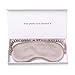 Masque pour les yeux - Masque de sommeil - 19mm 100 % soie de mûrier - Ultra doux et confortable - Blinder pour les yeux bloquant la lumière - Convient à la peau Idéal pour le travail à domicile