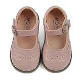Brand: Cheerful Mario Cheerful Mario Chaussures Ballerines Filles Chaussures Mary Janes pour Filles Bébé Enfant 1-5 Ans Rose 24 EU Semelle 25