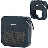 Fenmaru Estuche Protector de Silicona portátil/Bolsa de Almacenamiento para Altavoz Bose SoundLink Micro Bluetooth (Light Grey)
