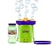 Gazillion Bubbles – Tiny Typhoon Automatic Bubble Machine for Kids | Compact & Portable Design | Includes Gazillion Bubble Solution | Non-Toxic Bubble Maker Toy for Indoor & Outdoor Play | Ages 3+
