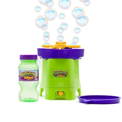 Gazillion Bubbles Tiny Typhoon, Compact Bubble Machine, Powerful Bubble Blower for Maximum Fun, Easy to Clean & Portable, Includes 4 oz Gazillion Bubble Non-Toxic Solution | Ya disponible en tu tienda friki favorita! En mundofriki.es!