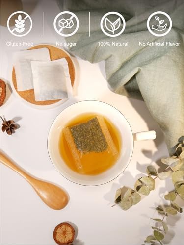 TeeLux Sencha Tea Bags, Premium Sencha Green Tea, Caffeinated, 100 Count - 4
