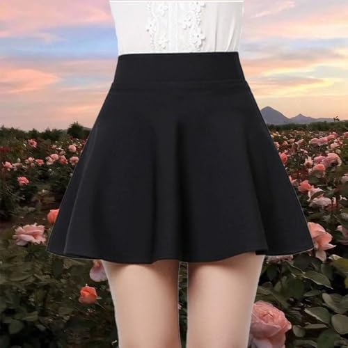 Women's Basic Multi-Function Stretch Lace Casual Mini Skateboard Skirt2