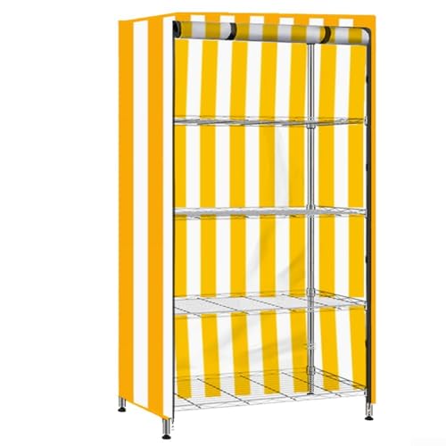 Schutzhülle für Regale, wasserdichte Aufbewahrungsregalabdeckungen mit transparenter PVC-Platte für Schuppen, Garagen, Fahrzeuge für Regale (A)