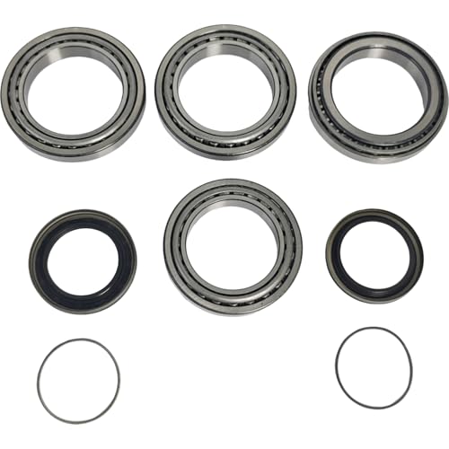 EZROAD Transfer Case Rebuild Bearing & Seal Kit Compatible with Mercedes-Benz E320 E350 E500 E550 C280 C300 C350 S550 GLK35 E63 CLS63 AMG NP577617 NP604623 NP925485 NP312842 0159971246 0139977246