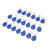 YWBL-WH Beschreibbarer Schlüsselanhänger, Proximity-IC-Kartenschlüssel, Intelligente Zugangskontrolle, Ausweis für Gemeinschaftsunternehmen, 20 Stück