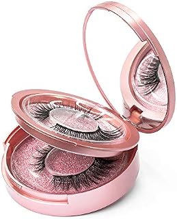 [5 Pairs] Magnetic Eyelashes and Eyeliner Kit, Lanvier Reusable 3D Magnetic False Lashes