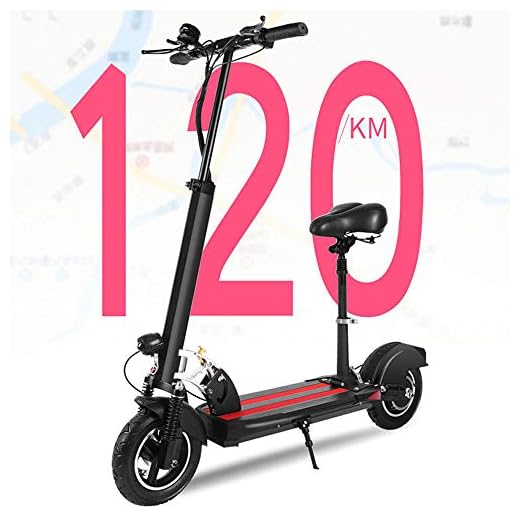 MSG ZY E-Scooter/Scooter eléctrico/Bicicleta eléctrica, Configuración de Nivel Superior 48V, Velocidad 35-45 / h, 18650 Batería de Litio, 500W, 30-120 km Alcance, Capacidad de Carga ≤150kg