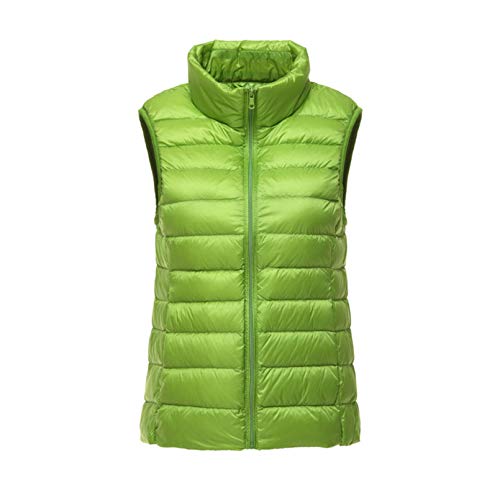 Women's Winter Puffer Vest Nylon Ultra Lightweight Winter Coats Filled Cozy Sleeveless Gilet Coat