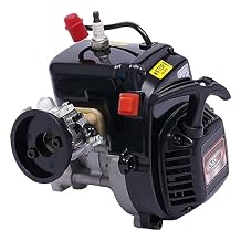 32CC 2 Stroke 4-Bolt Gas Engine, Air-Cooled 4-Bolt Head Gasoline Engine Motor for 1/5 Redcat HPI Baja 5b 5T King Motor