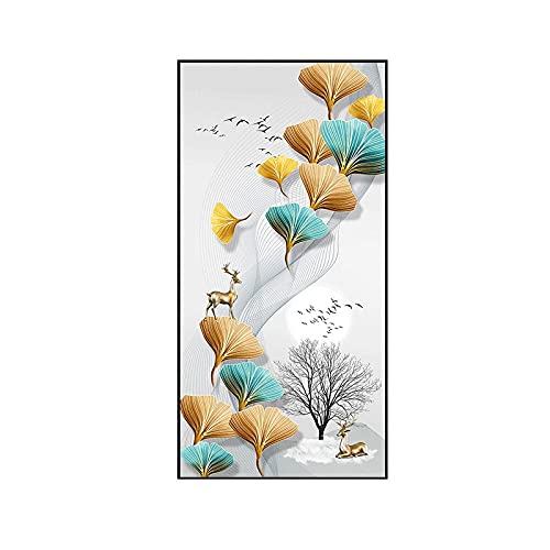 Peinture Strass point de croix grand format à offrir en cadeau de pendaison de crémaillère