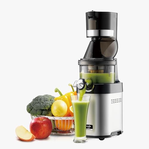 Image of Kuvings CS600 Whole Slow Juicer with BPA-Free Components, 24 Hour Operation, Easy to Clean, Heavy Duty, Commercial Grade, Stainless Steel
