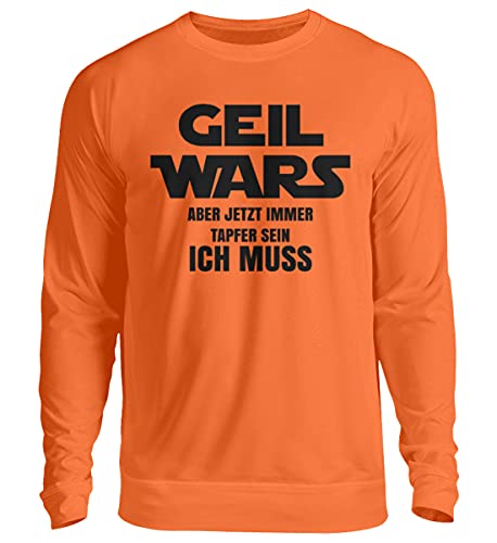 Pull orange crush restez courageux au quotidien avec ce sweat inspirant