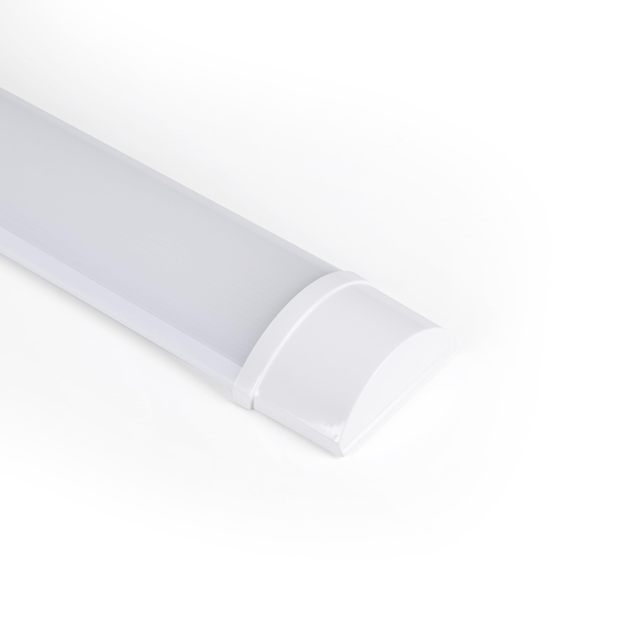 BARCELONA LED - Pantalla led, luminaria de alta potencia - 36W, 120 cm - IP20 Barra LED, regleta para espacios comerciales, oficinas y zonas de alto uso continuo, Blanco Frío