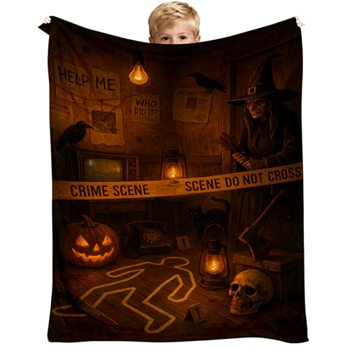 TWILFLNEX Flannel Fleece Halloween Blanket