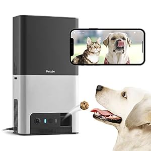 New 2020 Petcube Bites 2 Wi Fi Pet Camera with Treat Dispenser Alexa Built in for Dogs and Cats 1080p HD Video 160 Full Room View 2 Way Audio SoundMotion Alerts Night Vision Pet Monitor