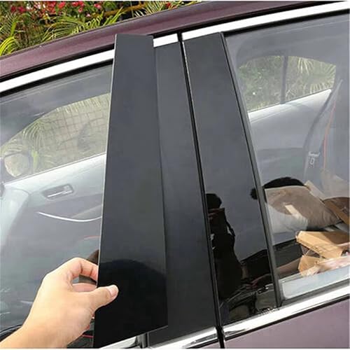 Cubiertas para ventanas Hyundai Tucson TL 2016-2021 con acabado negro brillante 6