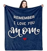 Remember I Love You Mom Gifts from Daughter Son, Mom Blanket 50"x60", Birthday Gifts for Moms, Ch...